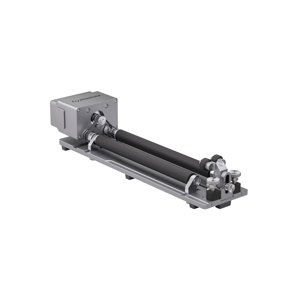 Preview: AtomStack R6 Rotary Roller – Rotationsmodul für zylindrische Gravuren